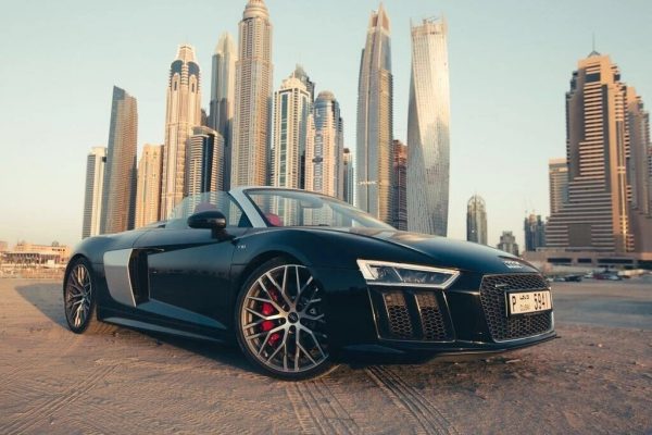 Rent Audi R8 Convertible in Dubai