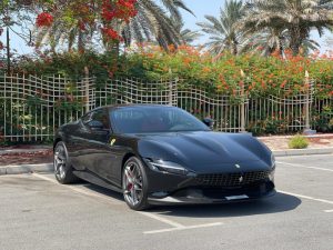 Rent Ferrari Roma White in Dubai - Rotana Star