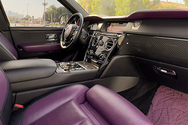 rent ROLLS ROYCE CULLINAN Purple 6